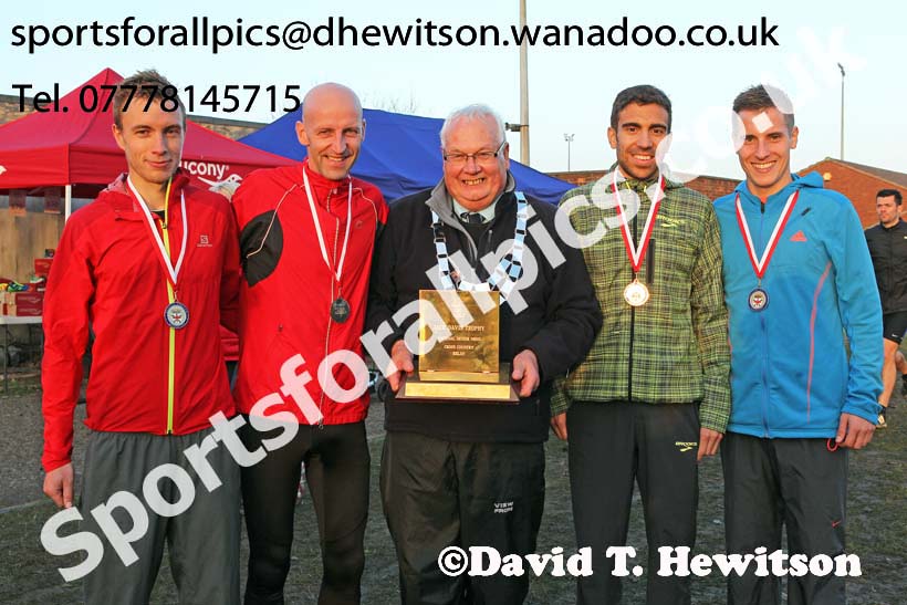 Senior men, National Cross Country Relays, Berry Park, Mansfield. Photo: David T. Hewitson/Sports for All Pics
